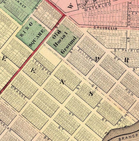 Old Map of Saint John Canada 1875 Vintage Map | Vintage Map Wall Art Print