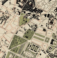 Old Map of Casablanca Morocco 1920 Vintage Map | Vintage Map Wall Art Print