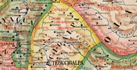 Old Map of Honduras 1929 Vintage Map | Vintage Map Wall Art Print