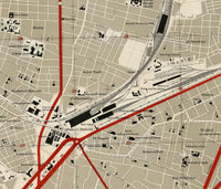 Old Map of Cairo Egypt Vintage Map | Vintage Map Wall Art Print