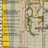 History of the Civil War in the United States 1860-1865 Poster historical time chart | Wall Map Print