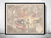 Old Map of Stuttgart, Germany 1821 | Vintage Poster Wall Art Print | Wall Map Print | Old Map Print | Map Gift | Anniversary gift