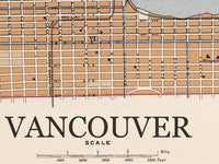 Old Map of Vancouver Canada 1915 Vintage Map | Vintage Poster Wall Art Print | Wall Map Print | Old Map Print | Map Gift | Anniversary gift