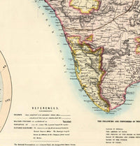 Old Map of India 1859 Vintage Map | Vintage Poster Wall Art Print | Wall Map Print | Old Map Print | Map Gift | Anniversary gift