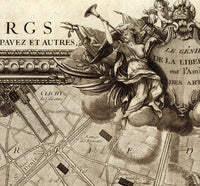 Old Map of Paris 1795 France | Vintage Poster Wall Art Print | Wall Map Print | Old Map Print | Map Gift | Anniversary gift