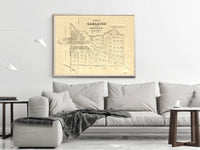 Old Map of Oakleigh Australia 1883 Vintage Map | Vintage Poster Wall Art Print | Wall Map Print | Old Map Print | Map Gift