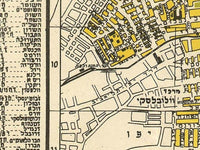 Old Map of Tel Aviv Jaffa Israel Vintage Map | Vintage Poster Wall Art Print | Wall Map Print | Old Map Print | Map Gift | Anniversary gift