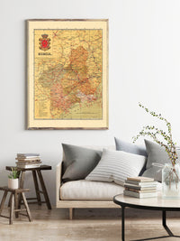 Old Map of Murcia Region 1900 Spain Vintage Map | Vintage Poster Wall Art Print | Wall Map Print | Old Map Print | Map Gift