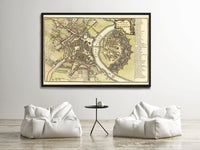 Old Map of Dresden 1800 Germany Vintage Map | Vintage Poster Wall Art Print | Wall Map Print | Old Map Print | Map Gift | Anniversary gift