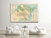 Old Map of Annapolis Maryland 1878 Vintage Map | Vintage Poster Wall Art Print | Wall Map Print | Old Map Print | Map Gift