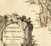 Old Map of Greece 1791 Vintage map | Vintage Poster Wall Art Print | Wall Map Print | Old Map Print | Map Gift | Anniversary gift