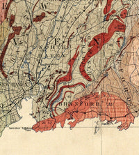 Old Map Connecticut State 1906 Vintage Map | Vintage Poster Wall Art Print | Wall Map Print | Old Map Print | Map Gift | Anniversary gift