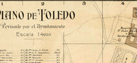 Old Map of Toledo Spain 1904 Vintage map of Toledo | Vintage Poster Wall Art Print | Wall Map Print | Old Map Print | Map Gift