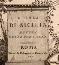 Old Map of Sicily Sicilia Italy 1790 Vintage Map | Vintage Poster Wall Art Print | Wall Map Print | Old Map Print | Map Gift