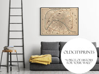 Old Map of Sydney Australia 1895 Vintage Map of Sydney | Vintage Poster Wall Art Print | Wall Map Print | Old Map Print | Map Gift