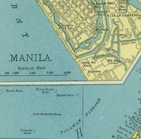 Old Map of Philippine Islands Philippines 1903 | Vintage Poster Wall Art Print | | Map Gift | Anniversary gift | Housewarming Gift