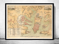 Old Map of Valletta Malta 1805 | Vintage Poster Wall Art Print | Wall Map Print | Old Map Print | Map Gift | Anniversary gift