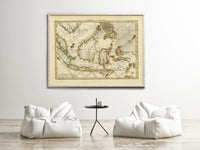 Old Map of Indonesia 1771 Vintage Map | Vintage Map Wall Art Print