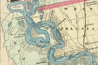 Vintage Mississippi River Homo-Graphic Chart 1842 Vintage Mississippi River Map | Vintage Map Wall Art Print | Large Poster Print