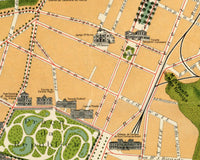 Old Map of Rio de Janeiro Brazil 1914 Vintage Map | Wall Map Print