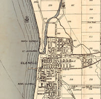 Old Map of Adelaide Australia 1920 Vintage Map  | Vintage Poster Wall Art Print |