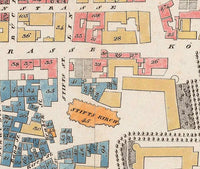 Old Map of Stuttgart, Germany 1821  | Vintage Poster Wall Art Print |