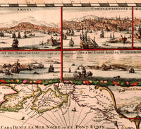 Superb Map of Mediterranean Sea 1693  | Vintage Poster Wall Art Print |