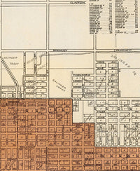 Old Map of Fresno California 1920 Vintage Map | Vintage Poster Wall Art Print |