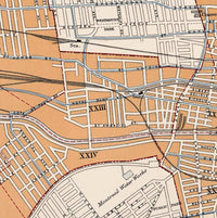 Old Map of Montreal Canada 1915  | Vintage Poster Wall Art Print |