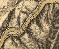 Old Map of Harpers Ferry West Virginia 1863