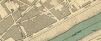 Old Map of Ville d&#39;Alais 1910 Alés Carte France