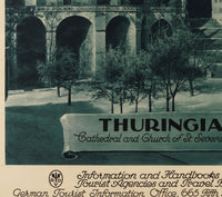 Vintage Poster of Germany Thuringia Travel Poster Tourism 1930-40  | Vintage Poster Wall Art Print |