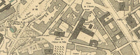 Old Map of Ville d&#39;Alais 1910 Alés Carte France