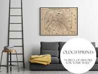 Antique World Map 1529 Old Map of the World  | Vintage Poster Wall Art Print | Vintage World Map