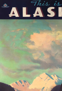 Vintage Poster of Alaska This is Alaska 1940  | Vintage Poster Wall Art Print |