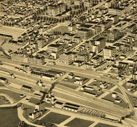 Panoramic View of Lincoln City Nebraska 1889