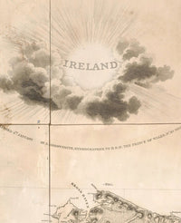 Old Map of Ireland 1811  | Vintage Poster Wall Art Print |