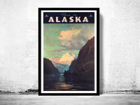 Vintage Poster of Alaska This is Alaska 1940  | Vintage Poster Wall Art Print |