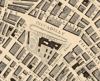 Old Map of Manchester UK 1825  | Vintage Poster Wall Art Print |