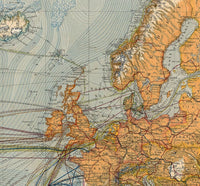 Vintage World Map in 1875 Old World Map | Vintage World Map