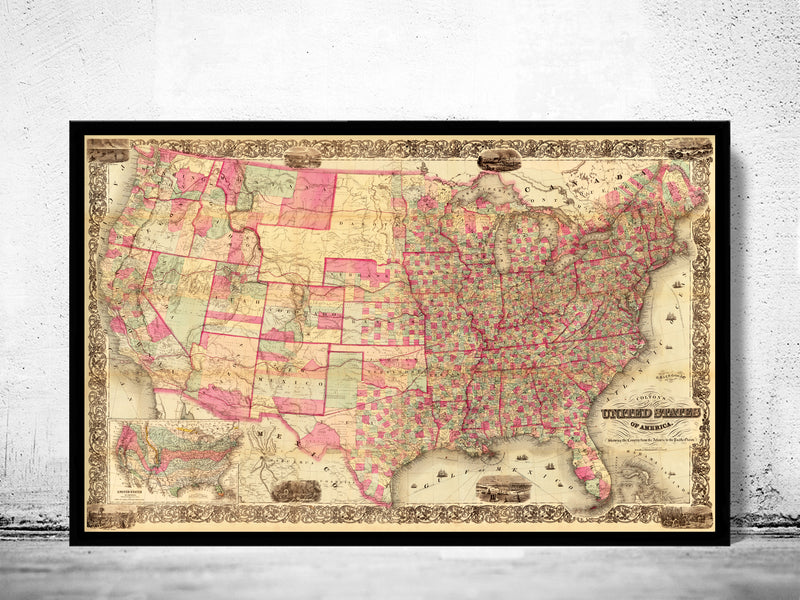 products/unitedstates1867oldmapframe.jpg